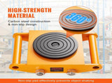 4PCS Skate Dolly, 17637LBS/8T Industrial Mover, Heavy Duty Carbon Steel V952-GYXTKHSG46TPUH5BLV0