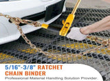 Ratchet Chain Binder, 5/16"-3/8" Heavy Duty Load Binders with G80 Chains, 7100 lbs Secure Load V952-DLTJLLJQBBTYC9WKZV0