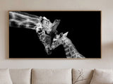 Yezi Animal Wall Art Canvas Modern Abstract 80120cm Framed Artwork Home Decor DECO1039-P2-80X120-AU