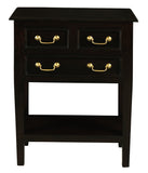 Tasmania 3 Drawer Sofa Table - Chocolate V199-ST003SLC