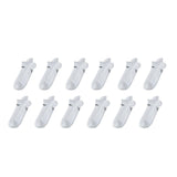 12X Rexy Seamless Sport Sneakers Socks Large Non-Slip Heel Tab WHITE V274-GM-RXSPSK-L12-WH