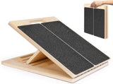 Portable Wooden Slant Board for Calf Stretching Squats Calf Stretcher Pilates Physical Therapy V1258-DP02-C-133