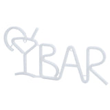 BAR Letters Shaped LED Neon Light Shop Signs Light for Party Bar Home DecorPurple V1294-YM0901-3119200027012