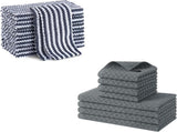 Homaxy 12 Pack Kitchen Dish Cloths, Ultra Soft Absorbent Dish Towels V1258-DP02-F-123