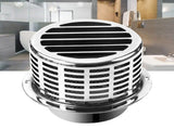 304 Stainless Steel Exhaust Hood Weatherproof Round Ventilation Grill Range Hood Exhaust Pipe Cover V1294-YM0706-3117230233712