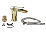 G1/2 Water Faucet Brass Modern Sink Bath Single Handle One Hole Bathroom Lavatory Wash Basin Mixer V1294-YM0523-3112210109011