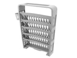 Classroom Deskside Bookshelf Large Capacity 6 Tier Multifunctional Slim Library Reading Storage Rack V1294-YM0901-3116230009312
