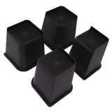 4Pcs Furniture Riser 6in Heavy Duty Slip Proof ABS Bed Rise Lift Block for Chair Sofa V1294-YM0703-3114230002611