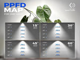 TR40a Track Grow Light for Indoor Plants, 40W Wall-Mounted Grow Bulbs with Adjustable Beam Angle V1258-DP02-C-854