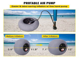 Beach Balloon Wheels, 13" Sand Tires with 32" Stainless Steel Axle, TPU Cart Tires for Kayak Dolly, V952-STLYCDZCBDD124PPJV0