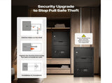 3.6 Cubic Feet Drop Safe, Large Capacity Front Drop Slot Safe Box with Digital Keypad, Heavy Duty 3 V952-TDSBXJ1378131EP8M001V9