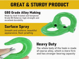 2SET 3.15T Sling Hook Heavy Duty Hammerlock/Slip Hook Kit With Swivel Winch & Safety Latch-Green V1181-SH-315T-GE