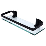 Bathroom Rack Thickened Durable Large Storage Space Strong Load Bearing Capacity Single Layer Black V1294-YM0715-3112210119311