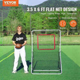 Baseball And Softball Rebounder 3.5 x 6 ft PitchBack Baseball Pitching Nest, Softball Pitchback V952-BQHDWDYXWJDKP6FD7V0