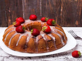 Silicone Fluted Pans, Non-stick with Sturdy Handle, Baking Molds, Perfect Bakeware for Cake, Jello, V1370-AZ4-06536