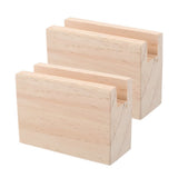 6 pcs Wood Risers Bed Risers Heavy Duty Furniture Lifter Table Sofa Legs Heightening Pads V1192-AZ-W-21139
