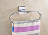Oval Towel Ring Solid Brass Polished Chrome Elegant Wall Mount-Sunny V1188-MS-227-0945