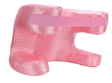 Face Pillow Silk Fabric Memory Foam Soft Cushioning Ergonomic Beauty Pillow for Back Sleep Roseate V1294-YM0901-3117240292713