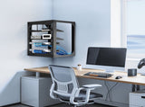 12U Wall Mount Server Rack, 68.04 kg Max Load Capacity, Open Frame Network Rack with 180 Degrees V952-BGSJJ12U18YC9I110001V0