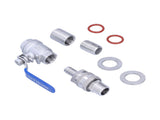 Weldless Kettle Valve Kit 1/2in BSP Ball Valve Quick Connector Bulkhead Assembly V1294-YM0721-3118210078511