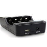 LiitoKala Lii-500 4 Slots Smart Intelligent Battery Charger Kit for 3.7V Li-ion & 1.2V Ni-MH V1294-YM0901-L2141