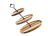 Wood Dessert Stand Rack Environmental Simple Vintage Wooden Dessert Display Tray Stand for Dessert V1294-YM0626-3118220331613