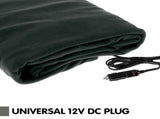 Laura Hill Heated Electric Car Blanket 150x110cm 12V - Black CHB-110-BK