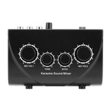 Karaoke Mixer Portable Mixer Professional Audio System Karaoke Dual Mic Inputs Audio V1369-AZ3-W-08230