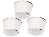 3PCS E14 Lampshade Barrel Shape Table Lamp Meson Installation Fabric Bedroom Ceiling Lamp V1294-YM0715-3119210303611