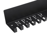 Medal Display Hanger Never Give Up Sturdy Shelf with Hooks Wall Mount Medal Holder Rack Frame V1294-YM0901-3117240088011