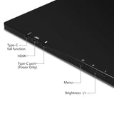 Dual Portable Triple Fold 1080P IPS FHD Monitor Screen Extender For Laptop 13.3" Black V255-S16-BK