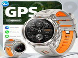 Men'S Outdoor Smart Watch GPS Sports Watch Water-Resistant Smart Watch Wireless - Blue - Size 01 V1106-937-43627-BLU-01