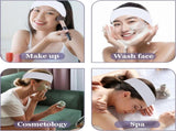 200 Count Disposable Spa Facial Headbands with Convenient Closure,White Stretch Facial Headwraps V1259-DP01-A-2337