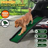 Furtastic Foldable Plastic Dog Ramp with Synthetic Grass PTS-EJE-DF-GRS