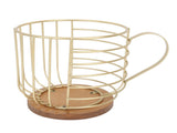 Mug Shape Coffee Pod Holder Coffee Capsule Storage Basket for Counter Coffee Bar Tabletop Kitchen V1294-YM0710-3118230293311