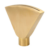 Fan Shaped Fountain Nozzle G1 Inch Brass Flat Head Spray Nozzle Fountain Sprinkler Head for Garden V1294-YM0706-3111230203411