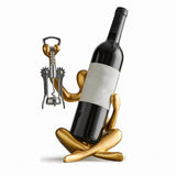 Statue Wine Bottle Rack Suitable for Countertop Wine Bottle Holder Wine Bottle Rack Desktop V1366-AZ2-W-14497
