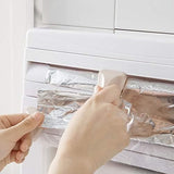 Foil cutter wall holder for plastic and aluminum foil, multifunctional kitchen paper holder, no V1188-MS-325-1553