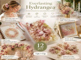 Taro Purple Gradient Preserved Hydrangea Wedding DIY Floral Bulk Bundle 125g Boxes V1221-XM-LB820-ZS19