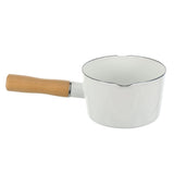 Small Pot With Spout Milk Cooking Pot White Instant Noodles For Kitchenware 1Pcs V1192-AZ-W-26894