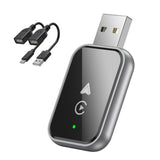 2-in-1 Wireless CarPlay & Android Auto Adapter - Plug & Play Dongle for Cars V888-ELOSUNG29127