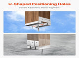 4x4 Post Base 10 Pcs, Inner Size 3.53x3.56inch/89.6x90.5mm Concrete Post Anchor, Heavy-Duty V952-HNTJZ44YC10JREKGG001V0