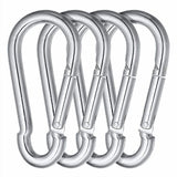 4.7 Inch Carabiner Clip Heavy Duty Large Carabiner Spring Snap Hook Steel Clip Quick Link Buckle V1192-AZ-W-31992