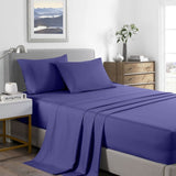 Royal Comfort Bamboo Cooling 2000TC Sheet Set - King-Royal Blue ABM-205651