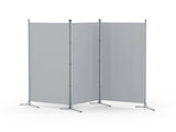 Artiss 3 Panel Room Divider Screen 260x180cm Fabric Grey RD-D-PLY-260-GY