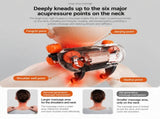Multi-Functional Full Body Massager with Heat, Flexible Nodes and Quiet Motor for Neck, Back, Waist, V1341-ZY-3M4CB2ER-BEIGE