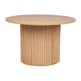 Luxe Ribbed Round Coffee Table Wooden V264-TAB-723C-NTR-NA-1