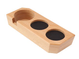 Tamping Station Beech Wood Tamper Mat Stand with Anti Slip Pad for Coffee Bar Accessories L V1294-YM0703-3118230030812