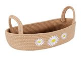 Cotton Rope Storage Basket, Soft Cotton Rope Construction, Sturdy and Well Constructed, for Bathroom V1369-AZ3-W-12091