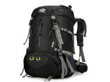 Black Nylon Hiking Backpack - Multifunctional Outdoor Sports Bag V888-ELOSUNG28881